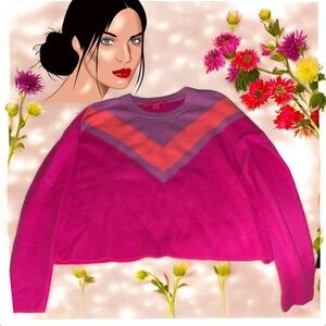 Lilly pulitzer sweater hot pink thick warm